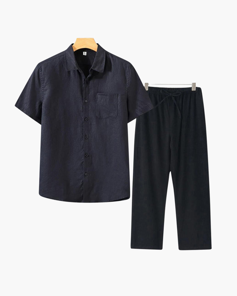 Linen Shirt and Trouser Set