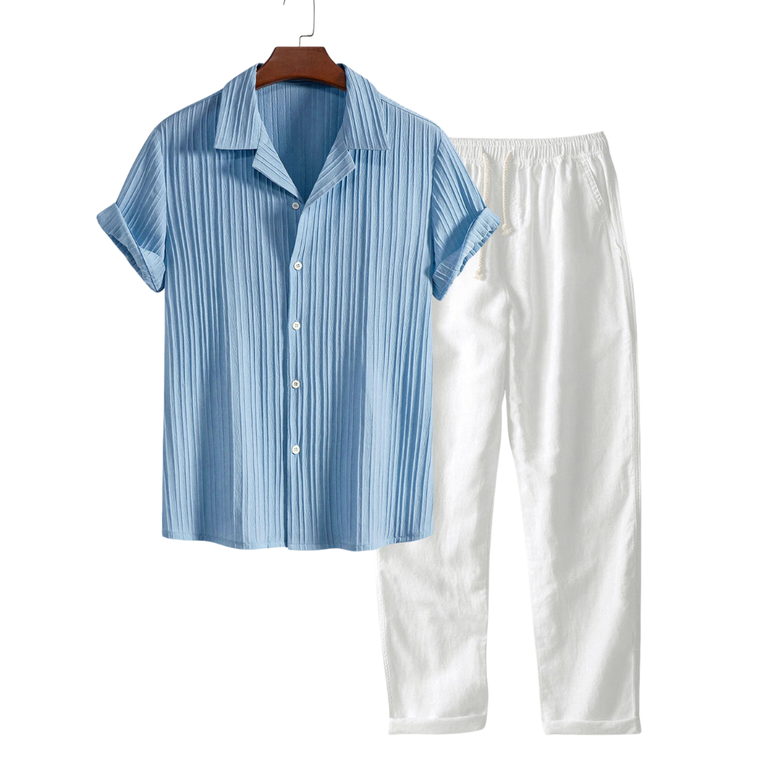 Polo And Chino Short Sleeve Set