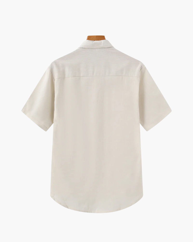Oversized Linen Polo