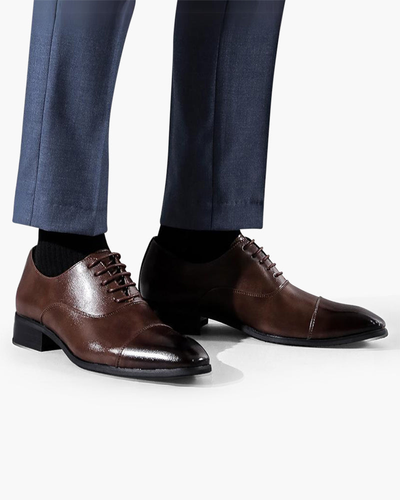 Leather Stitched Loafers