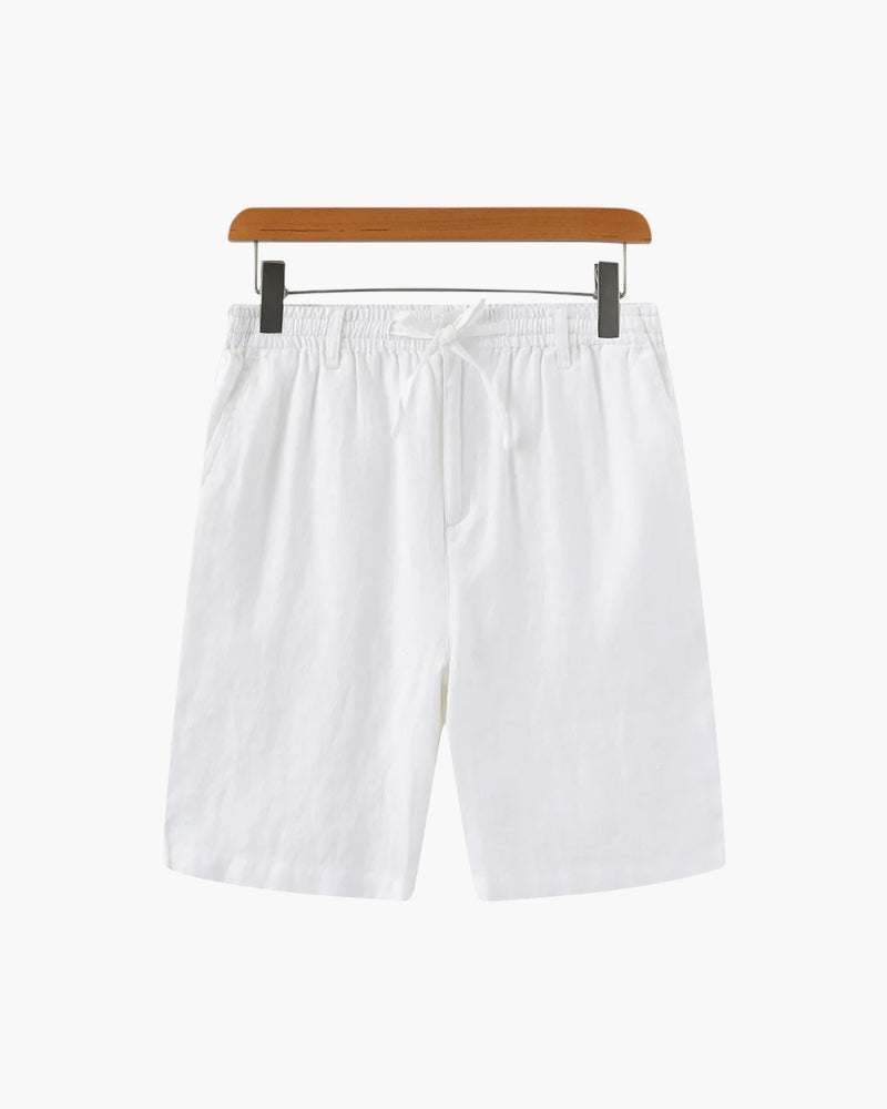 Linen Drawstring Shorts