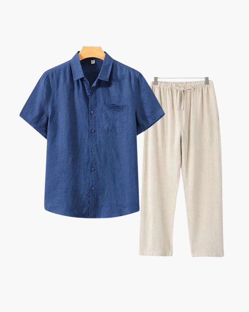 Linen Shirt and Trouser Set