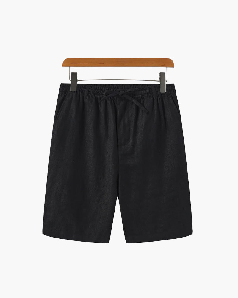 Linen Drawstring Shorts