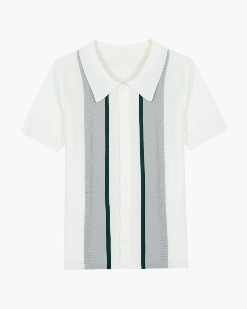Two Button Knit Polo