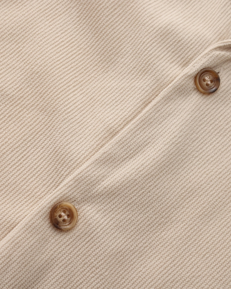 Corduroy Shirt and Shorts Set
