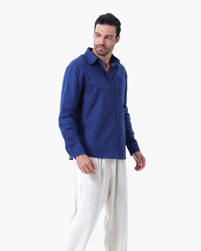 Linen Shirt and Trouser Set (Long Sleeve)
