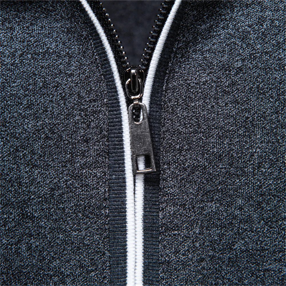 Zip Neck Cotton Polo