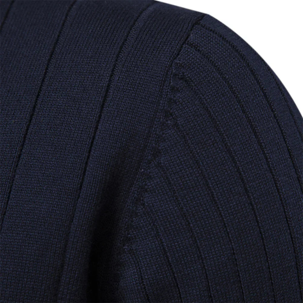 Zip-Up Knit Jumper