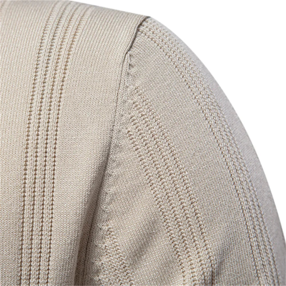 Textured Stripe Polo Shirt