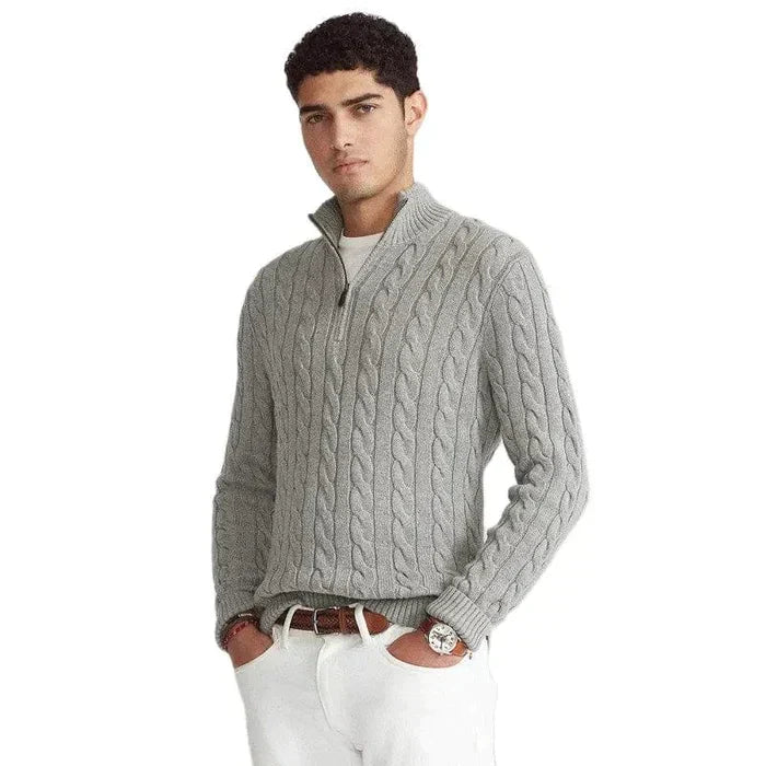 Half Zip Knit Pullover