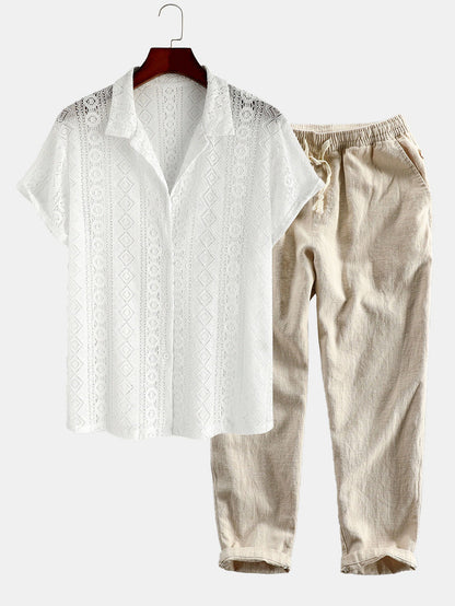 Short Sleeve Piqué Polo Set