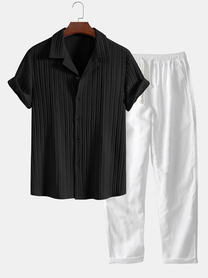 Polo And Chino Short Sleeve Set