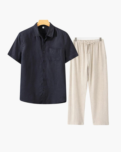 Linen Shirt and Trouser Set