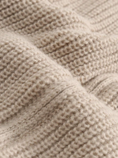 Zipped Knit Cardigan