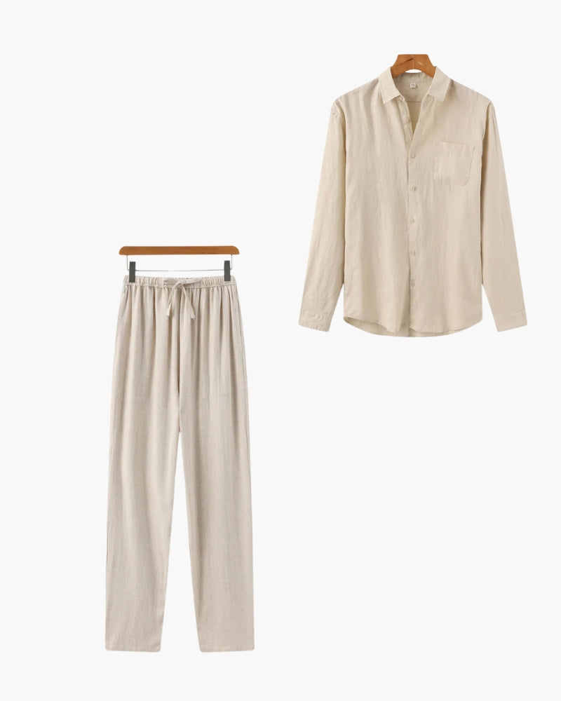 Monochrome Linen Co-ord Set