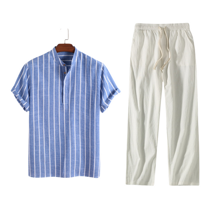 Linen Short Sleeve Outfit