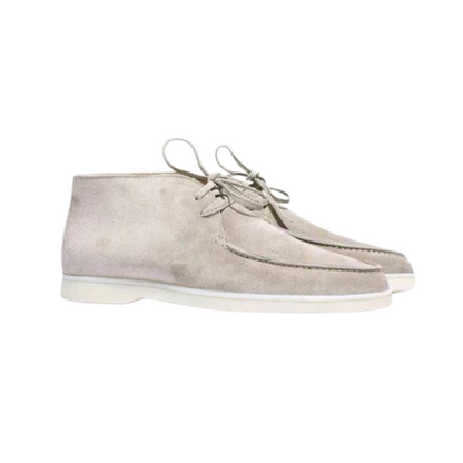 Lace-Up Suede Shoes