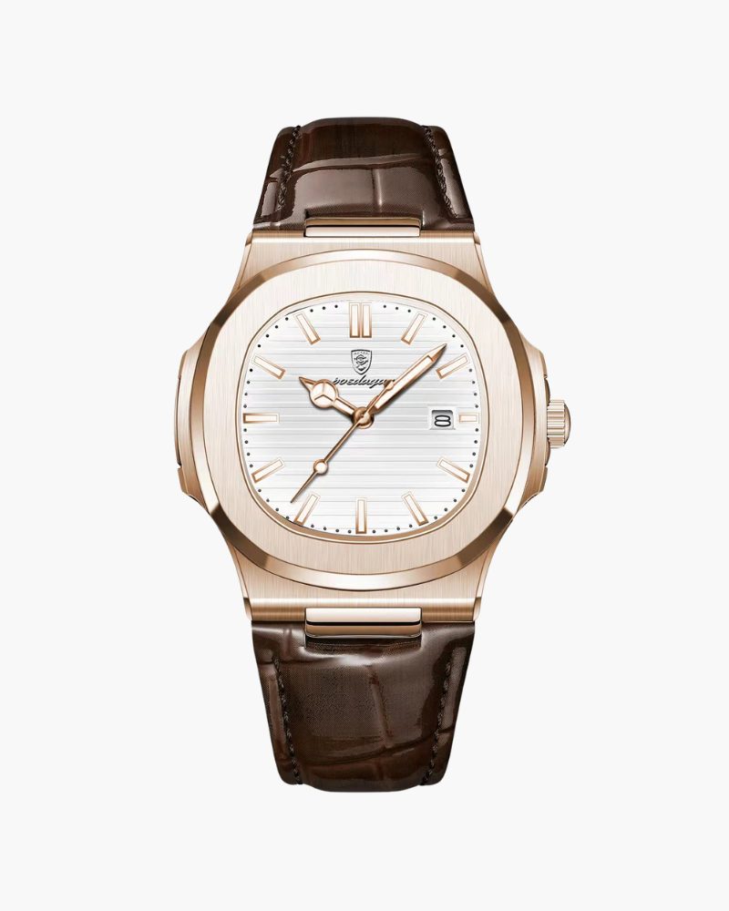 Chronograph Leather Watch