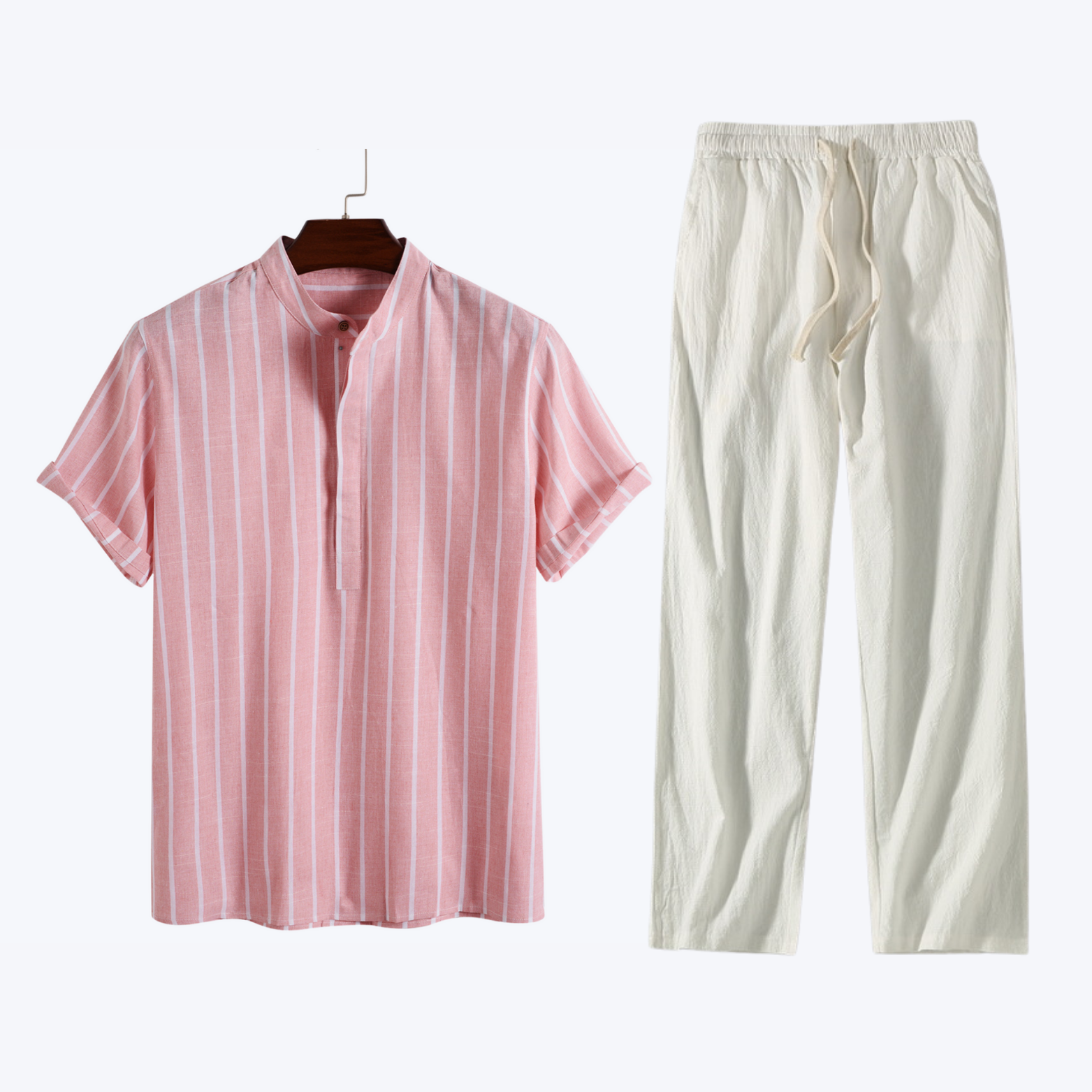 Linen Short Sleeve Outfit