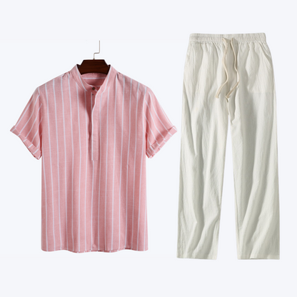 Linen Short Sleeve Outfit