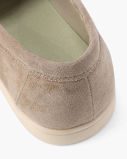 Suede Slip-On Loafers