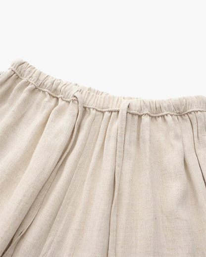 Slim Fit Linen Trousers