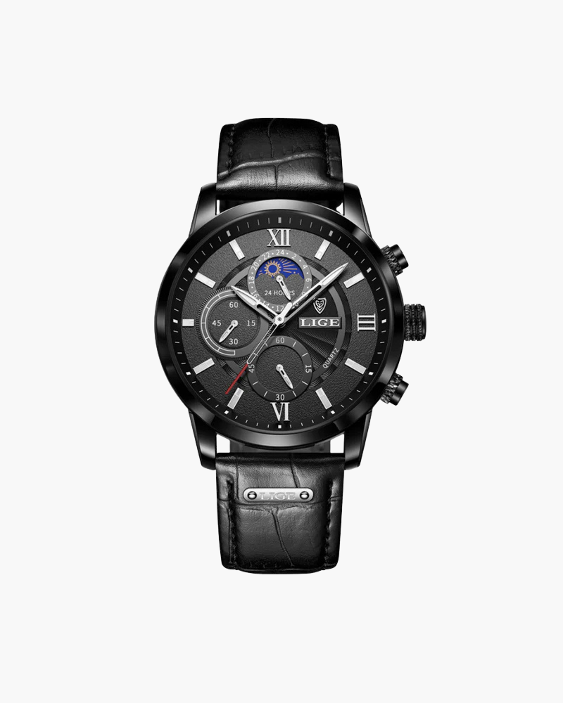 Waterproof Leather Strap Watch