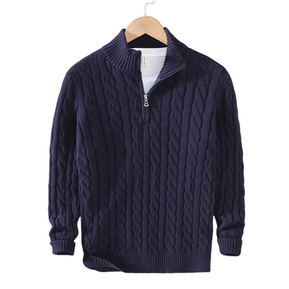 Half Zip Knit Pullover
