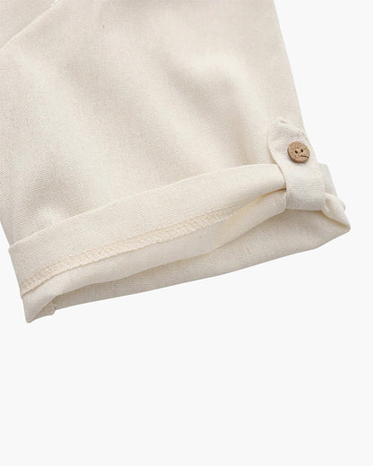 Oversized Linen Polo