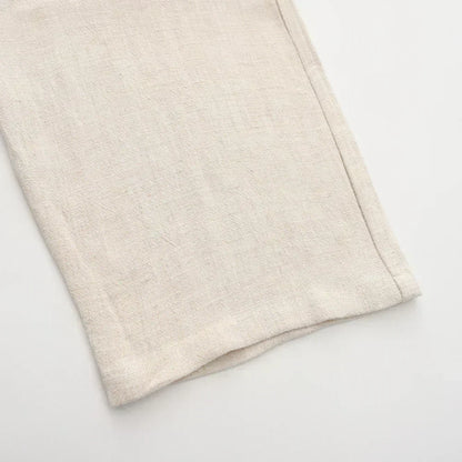 Slim Fit Linen Trousers