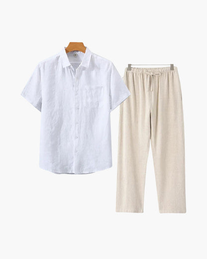 Linen Shirt and Trouser Set
