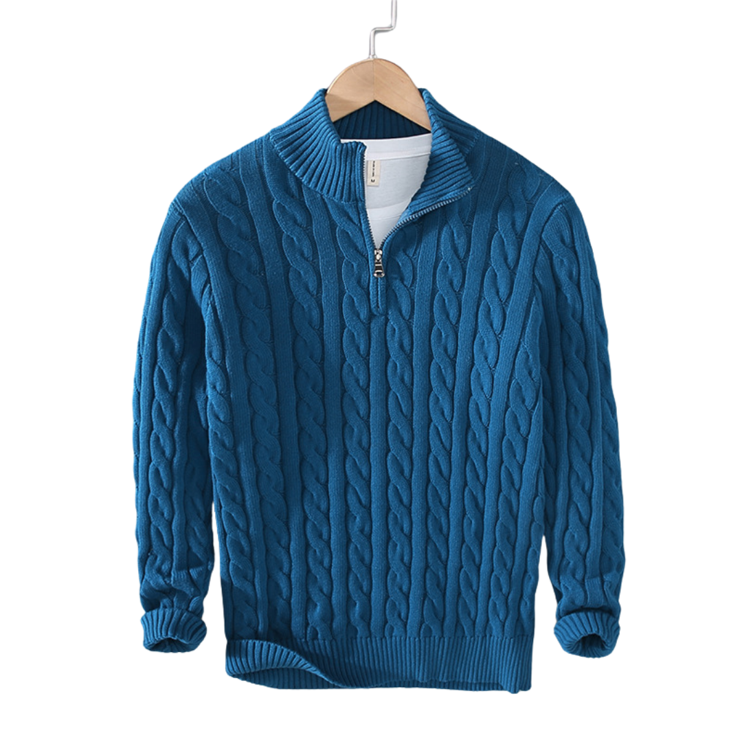 Half Zip Knit Pullover