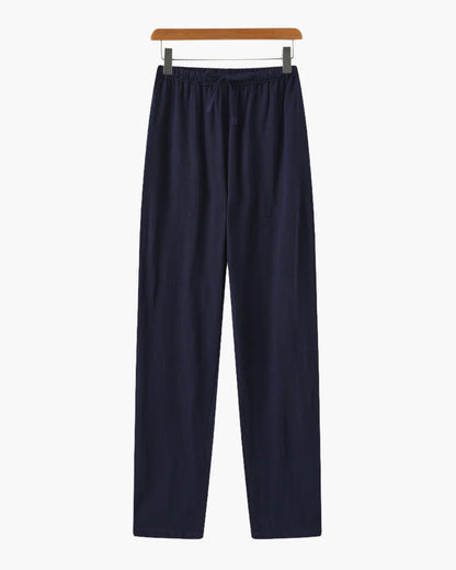 Slim Fit Linen Trousers