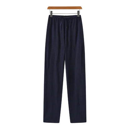 Slim Fit Linen Trousers