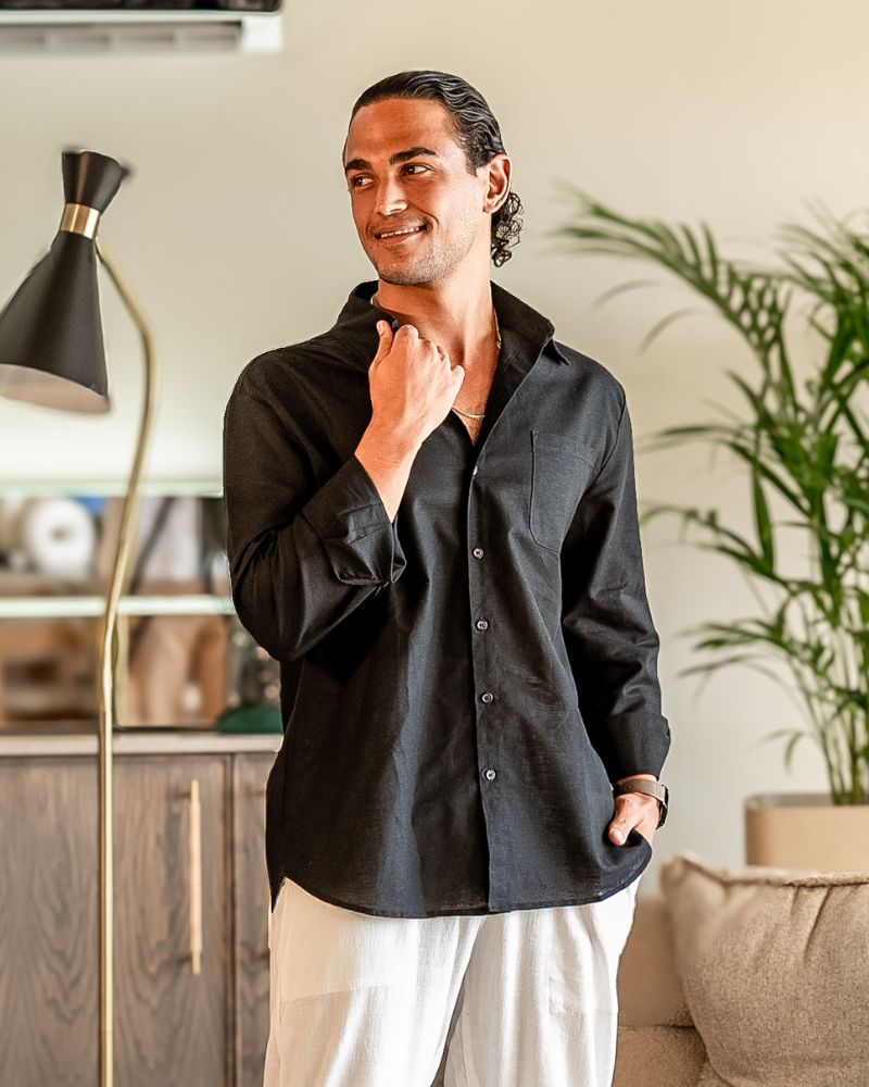 Linen Long Sleeve Shirt