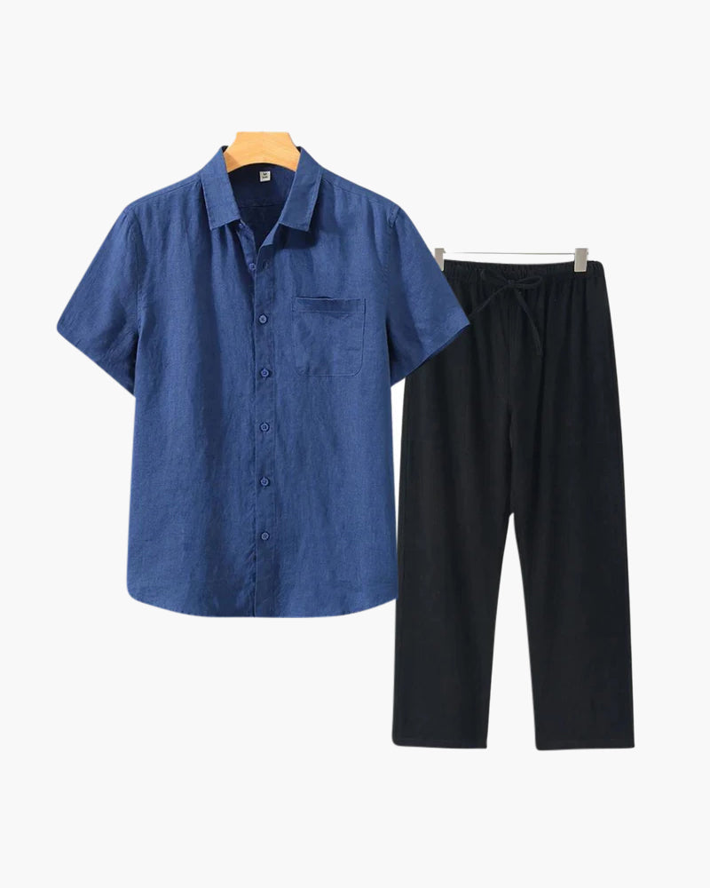 Linen Shirt and Trouser Set