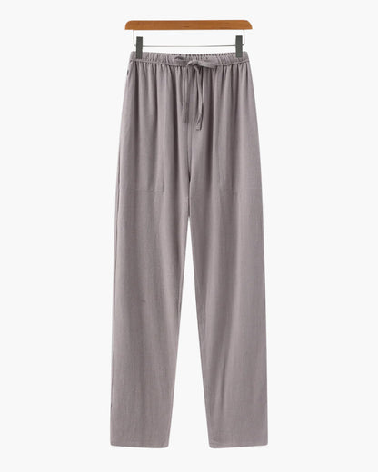 Slim Fit Linen Trousers