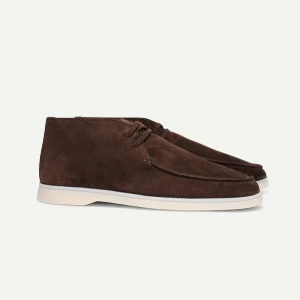 Lace-Up Suede Shoes