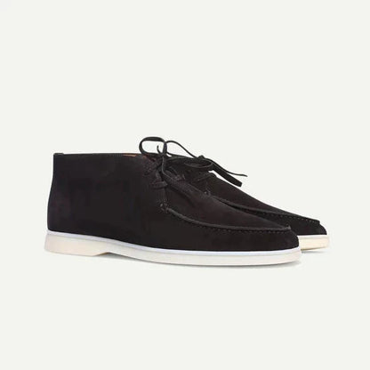 Lace-Up Suede Shoes
