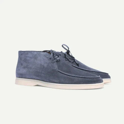 Lace-Up Suede Shoes