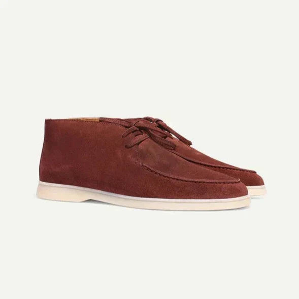 Lace-Up Suede Shoes