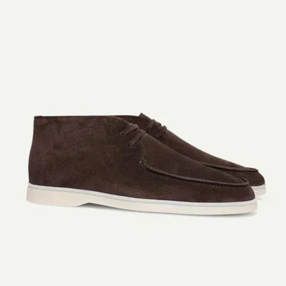 Lace-Up Suede Shoes