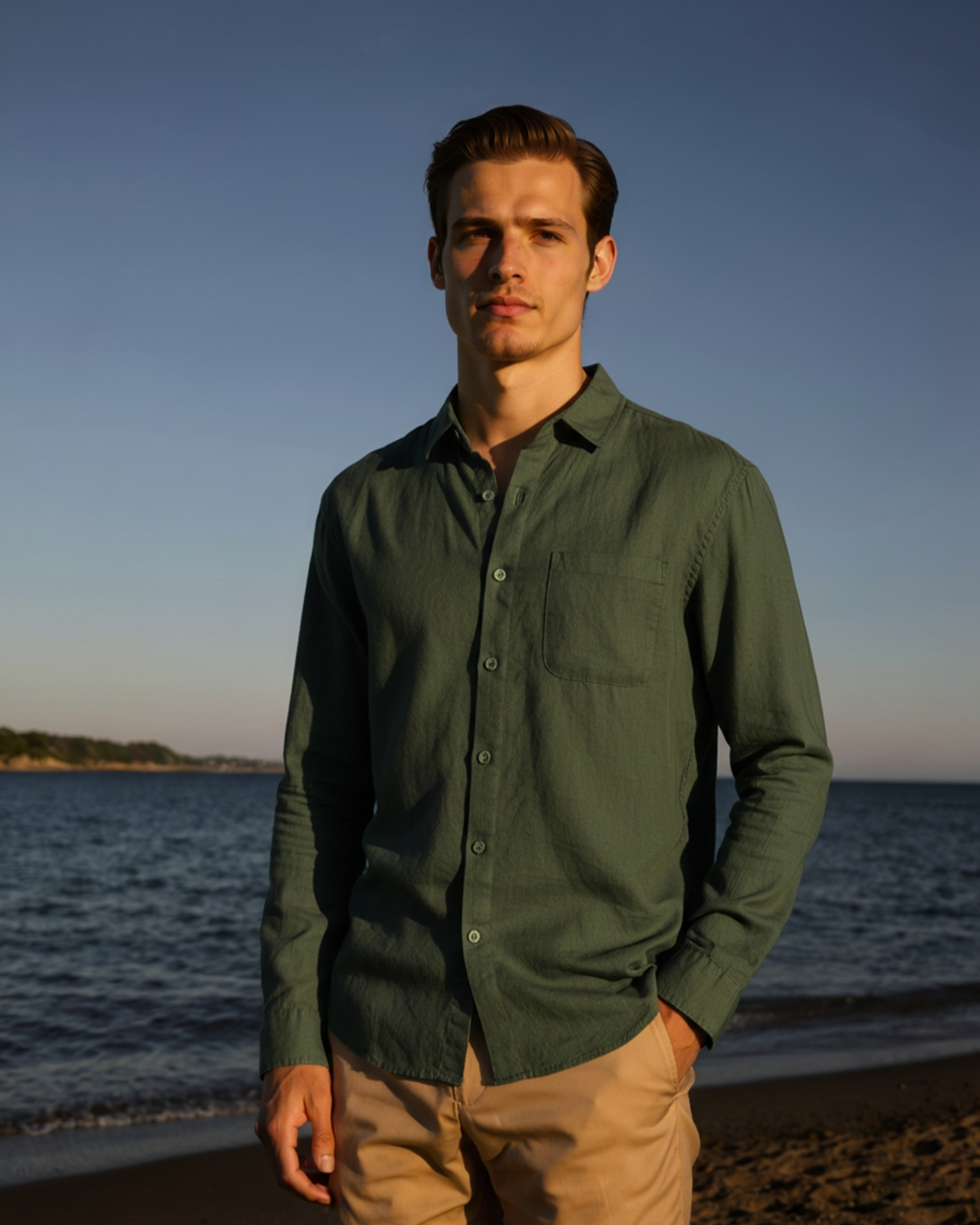 Linen Long Sleeve Shirt