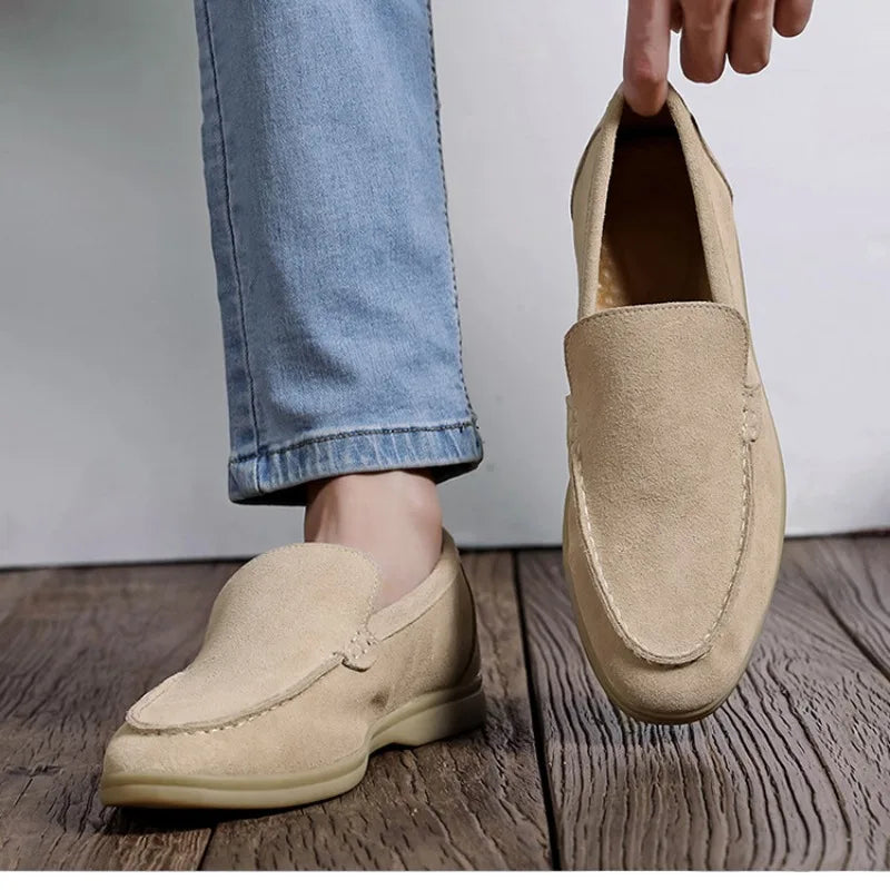 Classic Suede Loafers