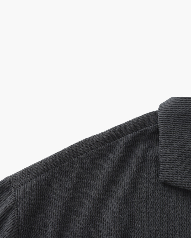 Corduroy Shirt and Shorts Set