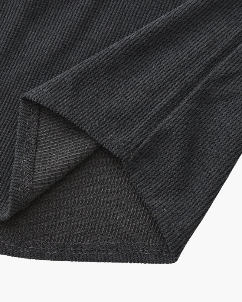 Corduroy Shirt and Shorts Set