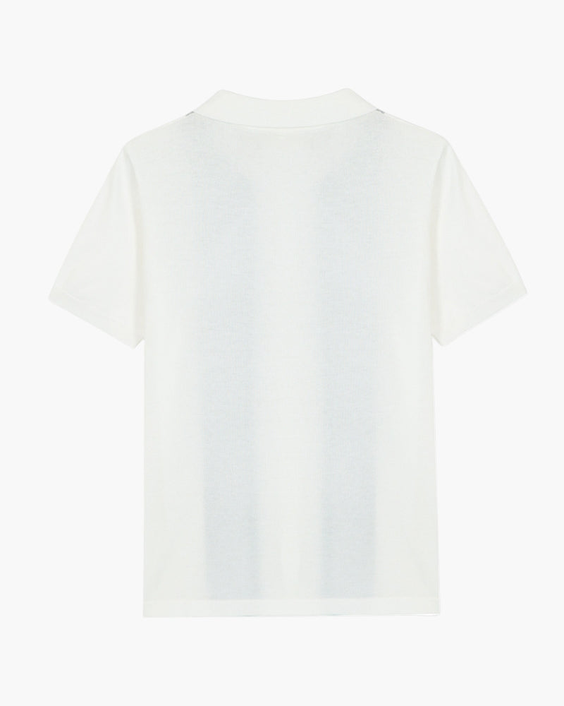 Two Button Knit Polo