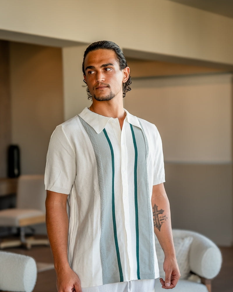 Two Button Knit Polo