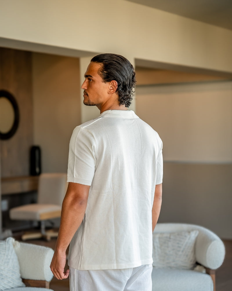 Two Button Knit Polo