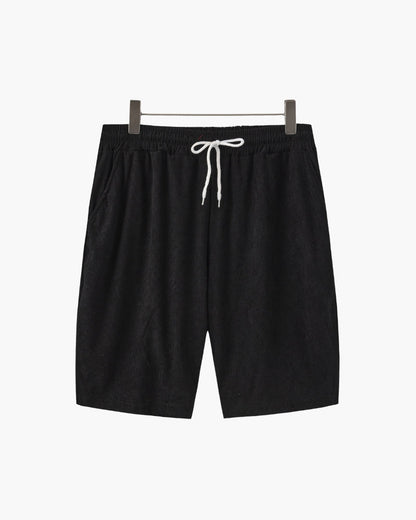 Corduroy Shirt and Shorts Set